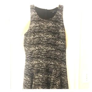 Banana republic black and white dress